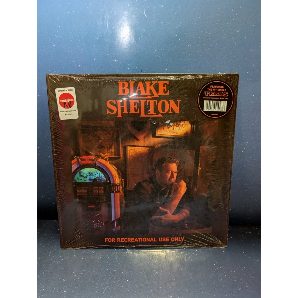 Blake Shelton - For Recreational Use Only Limited Clear Green Color Vinyl LP